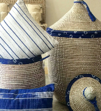 Panier Africain de Luxe - Dakar - Canada- Ottawa - Montreal - Kente and Gold