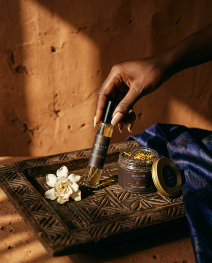 Gommage Thiouraye So'Charm Molaabi — Rituel beauté africain 
naturel Sénégal